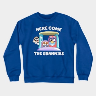 Here Come The Grannies - Bluey Crewneck Sweatshirt